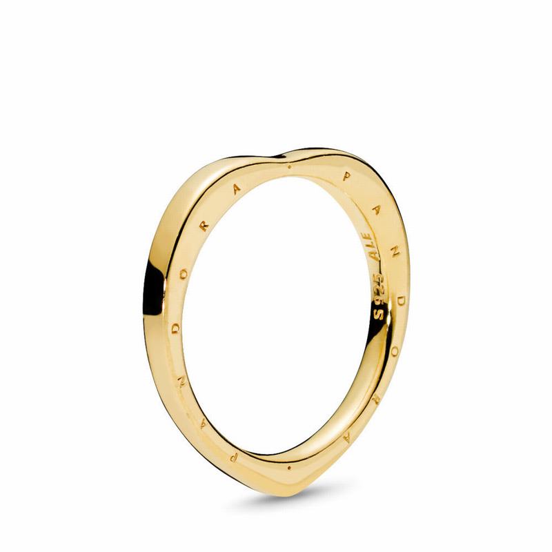 Pandora Shine™ Signature Arcs of Love Stackable Ring Gold Egypt DS2847950